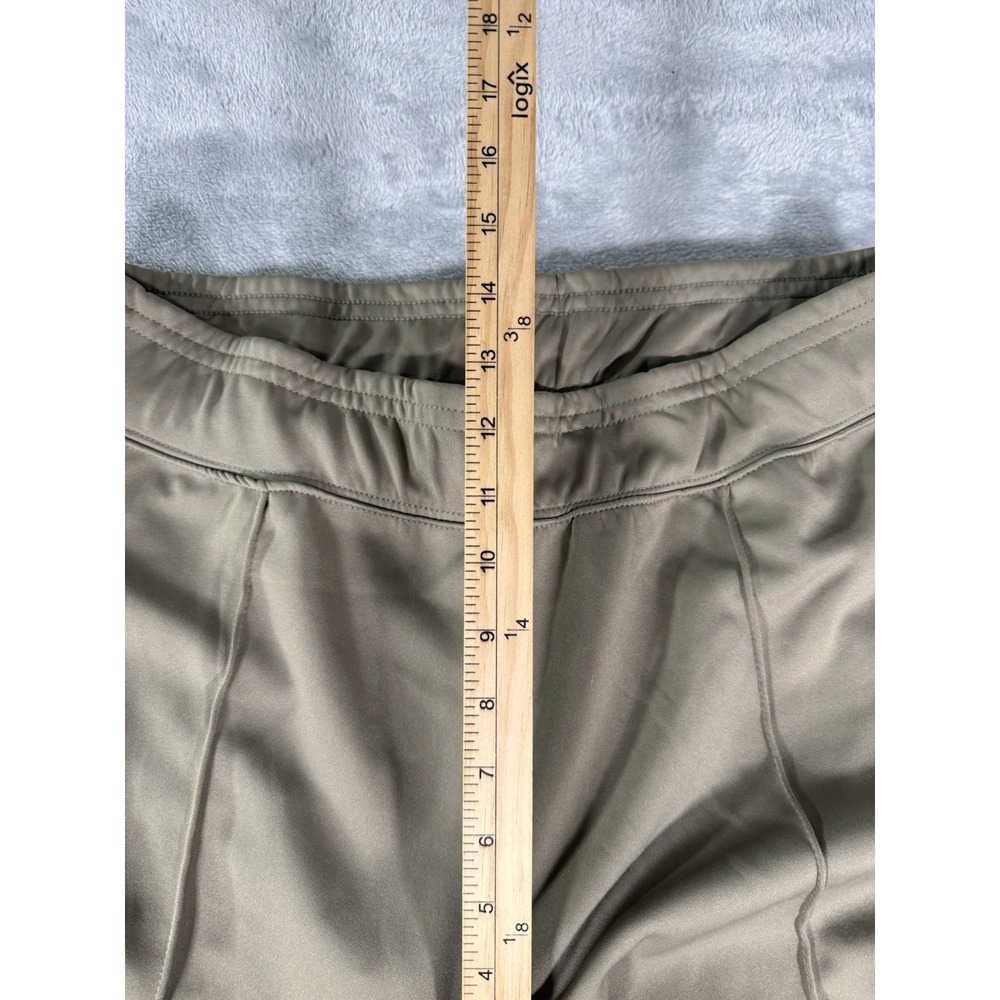 Nike Sportswear Pants Womens Large Green Tape Trend High Rise Loose Fit Wide Leg - Picture 7 of 15